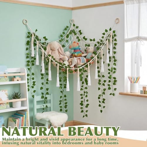 Suncalla 1 Pcs Toy Storage Net for Stuffed Animals Wall Hammock - Image 5