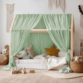 NICETOWN Sage Green Kids Bed Canopy by NICETOWN