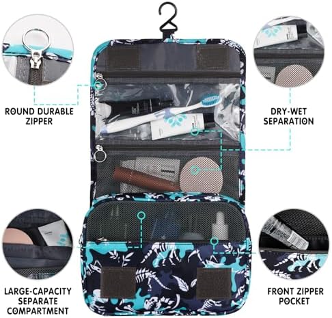 Kids Hanging Toiletry Bag for Boys, Travel Toiletry Bag for Little Young Boys - Image 5