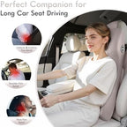 FLORICH 2-in-1 Memory Foam Car Seat Lumbar Support - Image 4