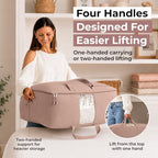 Soft Canvas Storage Bags with Zipper. Thick Breathable - Image 4