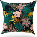 KongMoTree Leopard Decorative Throw Pillow Covers, Cheetah Print Pillowcase by KongMoTree