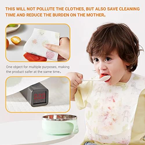 30/60pcs Baby Disposable Bibs-Individually Packaged, Leak Proof and Convenient - Image 4