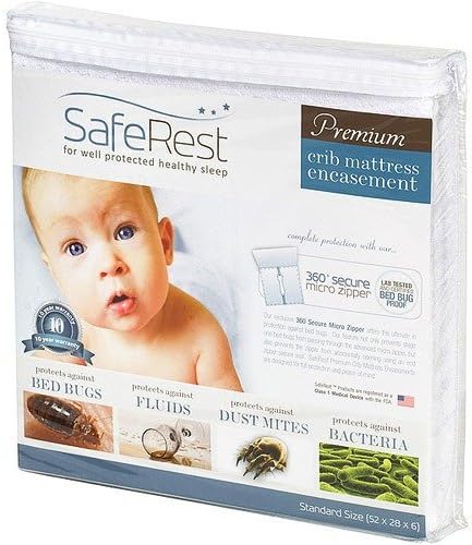 SafeRest Zippered Mattress Protector by SafeRest