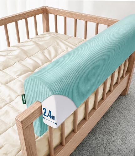 AEOCOO Bed Rail Bumpers for Toddlers, J-Shaped 3 Ft Kid Bed Bumpers by Unknown
