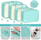 KPX 8 Set Packing Cubes for Travel, Luggage Packing Organizers Accessories - Image 3