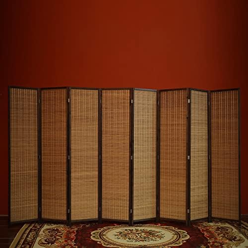 Furnnylane 8 Panel Bamboo Room Divider - Image 2