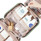 NISHEL Travel Toiletry Bag for women, Portable Hanging makeup Organizer - Image 5