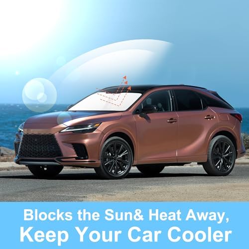 TINGLU Sun Shade for Lexus RX 2023 2024 2025 2026 Accessories Windshield Sun - Image 5