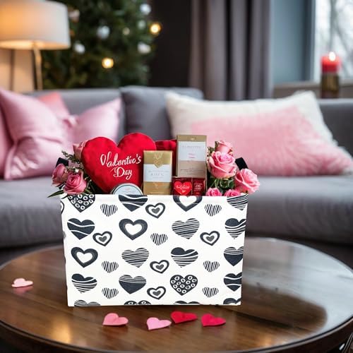 Valentine's Day Basket Gift for Empty Cute Heart Large Storage Bin for Kid and - Image 2