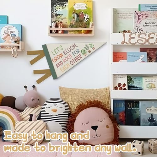 Plant Classroom Decor, Let’s Grow Greenery Plant Wall Banner - Image 5