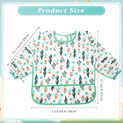 Tarpop Long Sleeve Bibs, Infant Smocks Bulk - Image 2
