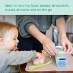 Olababy Silicone Baby Food Storage Containers 4pk - Image 4