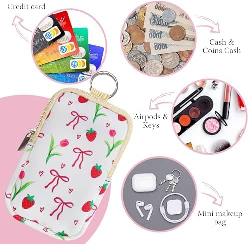 2PCS Hand Sanitizer Spray Case Hand Sanitizer Holder, Mini Zippered Pouch - Image 6