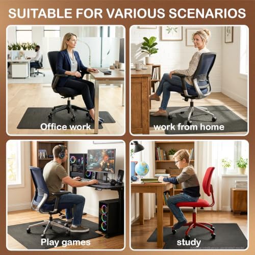 Office Chair Mat for Hardwood Floor, Heavy Duty Textilene Floor Protector for - Image 7