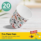 Glad for Kids Disposable Paper Cups, 9 Oz - Image 2