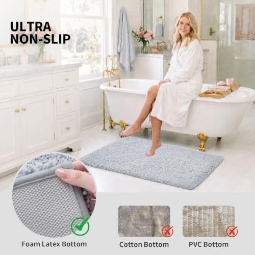 ILANGO Bathroom Rugs 36" × 24", Extra Soft Absorbent Microfiber Bath Rugs - Image 6