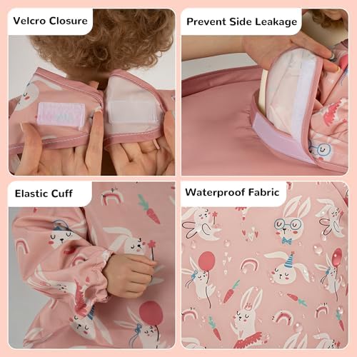 Food Catcher for Stokke Tripp Trapp High Chair, Coverall Baby Feeding Bib - Image 2