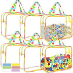 6 Packs Large Toy Storage Bags by OPELETNNT