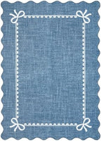 GarveeHome Scalloped Bow Rug 3x5 Washable Rugs - Image 4
