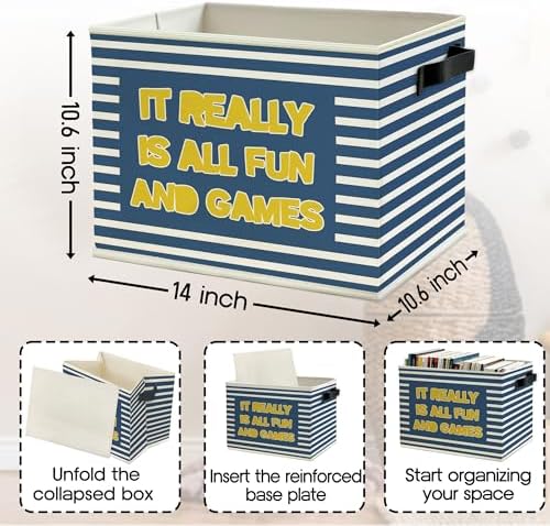 Funny Kids Nursery Playroom Storage Bins Box - Image 6