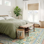 Wonnitar Boho Washable Rugs 8x10, Large Floral Rugs - Image 6