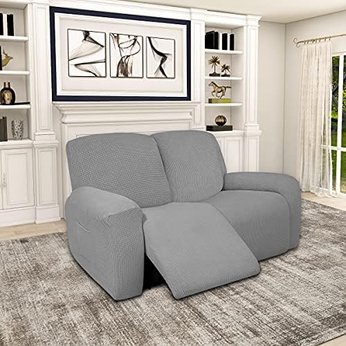 Easy-Going 100% Dual Waterproof Recliner Loveseat Cover, 6-Pieces Stretch - Image 2