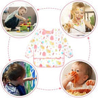 Accmor 5 Pack Long Sleeve Bibs, Baby Smock Waterproof Sleeved Bib Smock - Image 6
