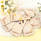 8Pcs Baby Closet Dividers for Clothes Organizer Wooden Double Sided Baby - Image 3