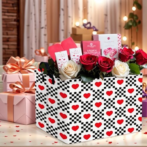 Valentine's Day Basket for Gifts Empty Cute Heart Large Gift Basket Decorative - Image 4