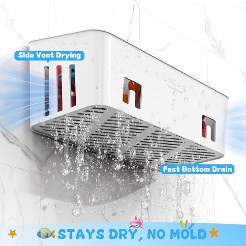 Bath Toy Storage 2 Packs, Large Bath Toy Holder - Image 2