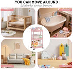 Volnamal Diaper Caddy, 3 Tier Rolling Cart - Image 6