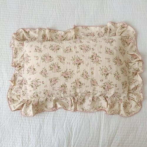 BuLuTu Vintage Floral Pillow Cases King - Image 2