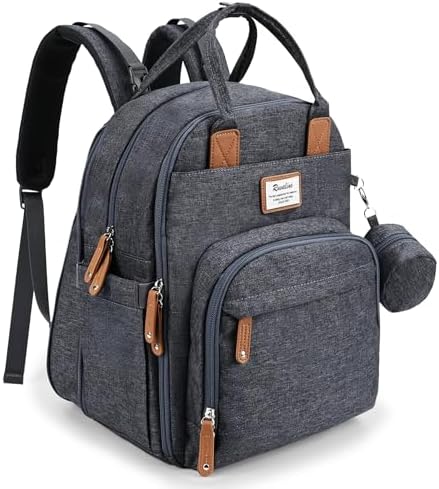 RUVALINO Baby Diaper Bag Backpack by RUVALINO