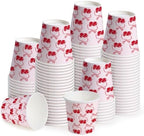 WRAPAHOLIC 3oz Pink Cherry Bathroom Cups by WRAPAHOLIC