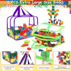 6 Colors Widen X-Large Toy Storage Bags 12.6×9.25×6.9In - Image 3