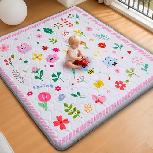 RONGFA Baby Play Mat for Floor, Playpen Mat for Toddlers Infant Kids, Machine by RONGFA