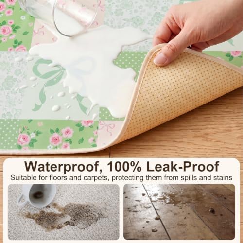 Basumee Splat Mat for Under High Chair, Waterproof & Mess-Proof Floor Mat - Image 2