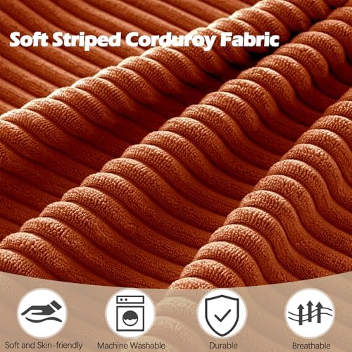 Papasan Cushion Cover, Indoor Corduroy Fabric Papasan Chair Cushion Cover - Image 4