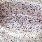Small Storage Basket Organizer, Mini Fabric Floral Storage Baskets - Image 5