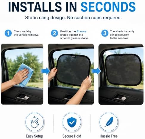 Enovoe Car Window Shades for Baby - Image 6