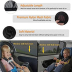 Ziciner Car Window Shade, Heat Block and UV Rays Protection, Breathable Mesh - Image 5