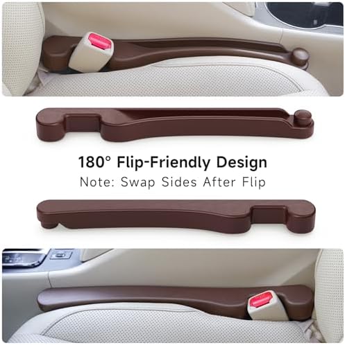 Givifive Car Seat Gap Filler Organizer 2Pack Soft Foam 3IN1 Multifunctional - Image 6