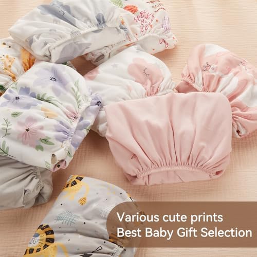 TILLYOU Changing Pad Cover Girl Set in Soft Jersey Material - Image 5