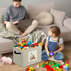 Rustic Construction Vehicle Storage Bins Boxes Handles - Image 4