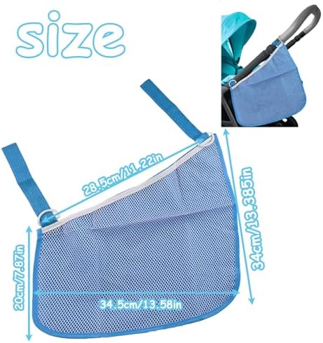 2 Pack Universal Side Sling Stroller Organizer - Image 2