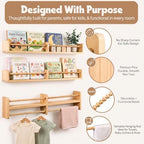 Nursery Shelves for Wall – Nursery Book Shelves - Image 4