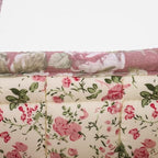 Small Storage Basket Organizer, Mini Fabric Floral Storage Baskets - Image 5
