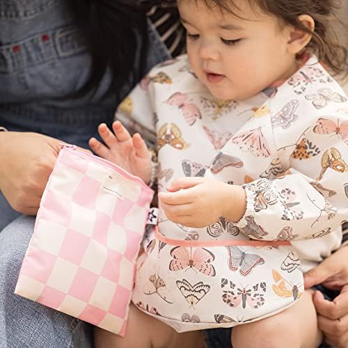 Tiny Twinkle Long Sleeve Bib for Babies & Toddlers | Waterproof Smock Bib for - Image 2