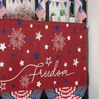 Patriotic 4th of July Kitchen Curtains Valances - Image 5